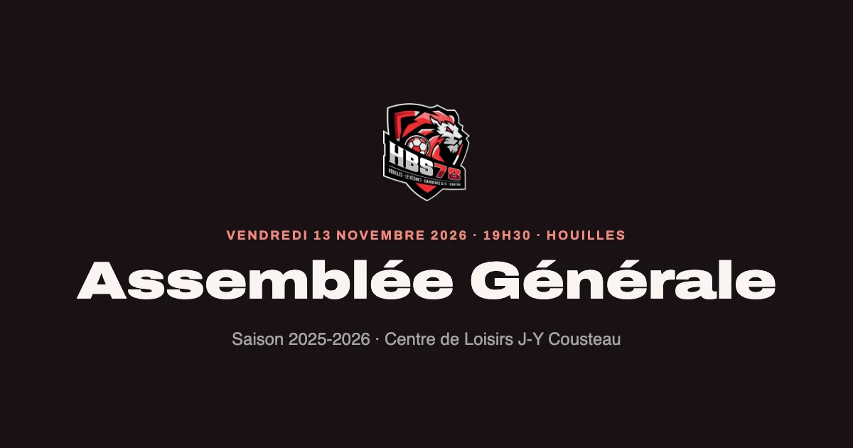 Assemblée Générale Ordinaire 2025-2026